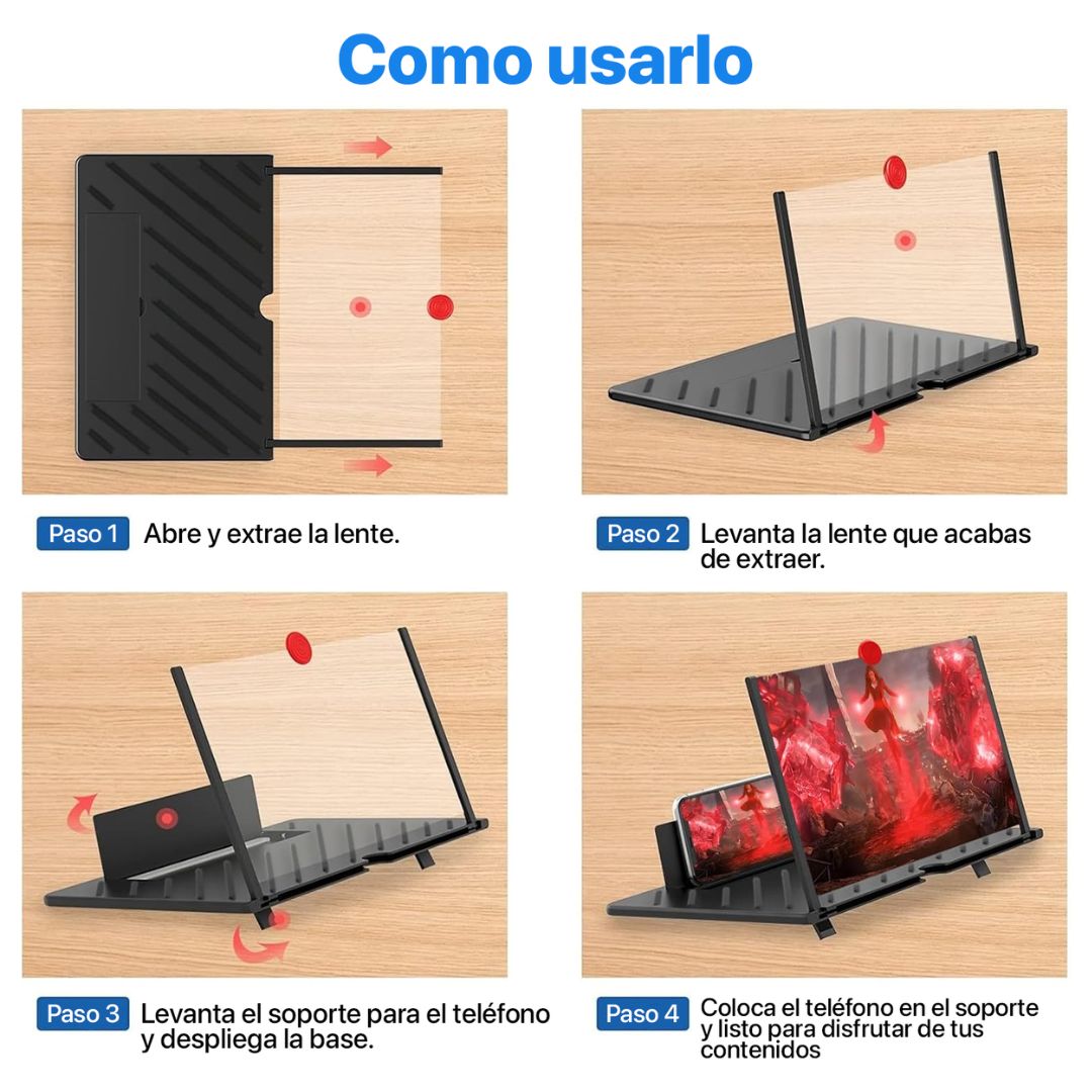 Amplificador de Pantalla para Celular FULL HD